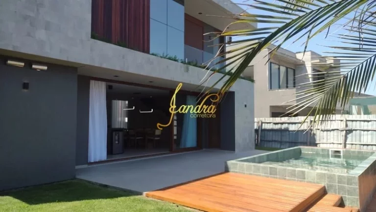 Imagem Sobrado beira de lago com 05 suítes piscina mobiliado e decorado