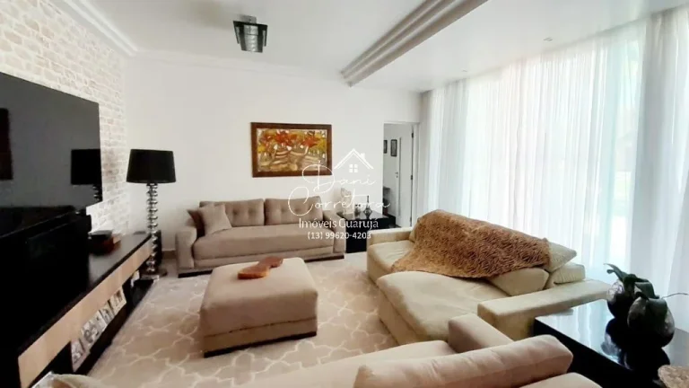 Imagem Casa de Luxo em Condomínio na Enseada - Guarujá-SP: 5 Quartos, 5 Suítes, 2 Salas, 7 Banheiros, 4 Vagas, 350m².