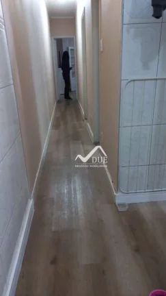 Imagem Apartamento com 2 dormitórios de frente, no 1 andar com varanda e vaga suficiente e livre, à venda, 70 m² por R$ 340.000 - Boqueirão - Santos/SP