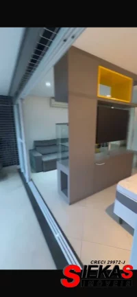 Imagem Apartamento à venda em São Paulo-SP, no Jardim Anália Franco! 1 quarto, 1 sala, 1 banheiro, 2 vagas de garagem - 56m².