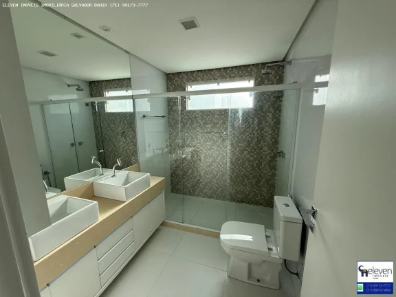 Imagem CASA DE LUXO LOCAÇÃO ANUAL SEM MÓVEIS  NO ALPHAVILLE 2 SALVADOR | 4 SUÍTES COM 4 VAGAS 