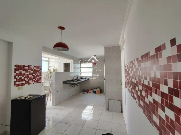 Imagem Aluguel de apartamento último andar Guarujá-SP, Pitangueiras: 2 Quartos, 1 Suíte, 2 Salas, 3 Banheiros, 1 Vaga de Garagem, 122 m².