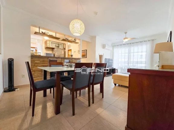 Imagem Apartamento para Locação Temporada, atente até 8 pessoas, com 3 dormitórios 1 suíte 2 vagas, Riviera de São Lourenço Bertioga SP