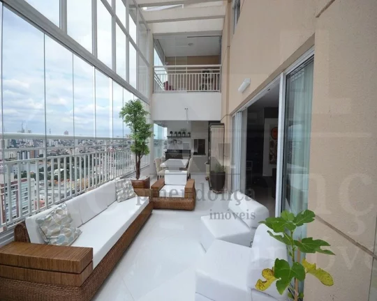 Imagem Apartamento cobertura duplex, com 4 suítes,piscina privativa, sacada com churrasquei