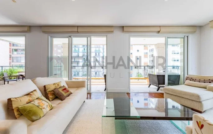 Imagem Apartamento de alto padrão com 4 quartos e 4 vagas no Jardim Paulista, São Paulo-SP - 266m² - Venda ou Locação!