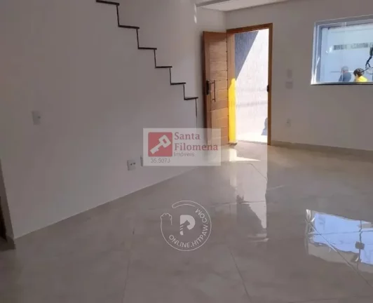 Imagem Sobrado para Venda em Santo André, Vila Lucinda, 3 dormitórios, 1 suíte, 3 banheiros, 2 vagas