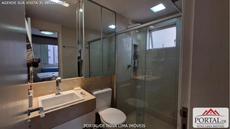 Imagem Apartamento de 3 quartos, sendo 1 suíte, 2 salas, varanda gourmet, 2 vagas de garagem, apartamento com 85 m2 de área. Este imóvel conta com um projeto