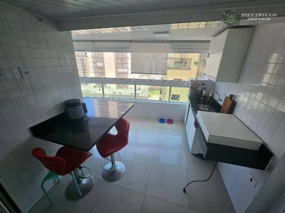 Imagem Apartamento com 2 dormitórios à venda, 80 m² por R$ 600.000 - Aviação - Praia Grande/SP