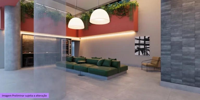 Imagem Apartamento à venda em São Paulo-SP, na Vila Madalena: 2 quartos, 1 banheiro, 36m² - Condomínio Station Vila Madalena