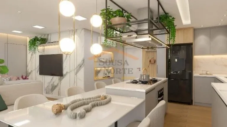 Imagem Apartamento com 2 dormitórios sendo 1 suíte.
O segundo dormitório foi retirado para ampliação d...