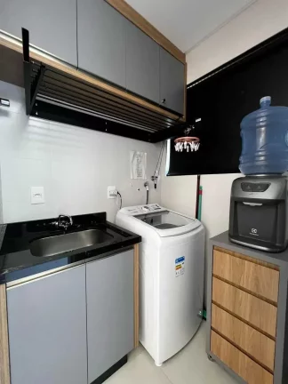 Imagem Apartamento quadra mar mobiliado com 2 suítes e 1 vaga de garagem - Gravatá em Navegantes/SC
