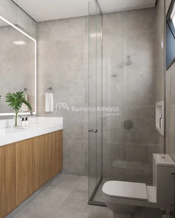 Imagem Casa térrea nova à venda com 3 quartos sendo 3 suítes, todas com armários planejados, ar condici...