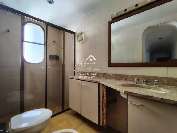 Imagem Oportunidade única: Apartamento à venda em Guarujá-SP, Pitangueiras, 3 quartos, 1 suíte, 2 salas, 3 banheiros, 2 vagas, 172m².