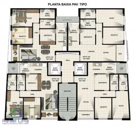 Apartamento 3 Quartos Recife - PE - Encruzilhada