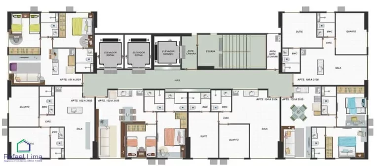 Apartamento 2 Quartos Recife - PE - Torre