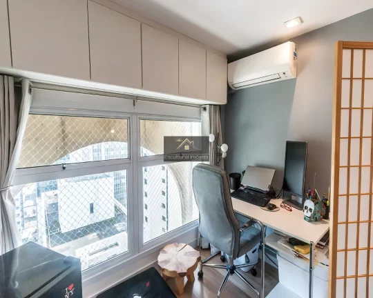 Imagem NO CORAÇÃO DO CHARMOSO BADALADO BAIRRO ITAIM APARTAMENTO DUPLEX 49,32 M 1 DORMITÓRIO SUÍTE SALA 2 AMBIENTES COZINHA ABERTA AR-CONDICIONADO 1 VAGA