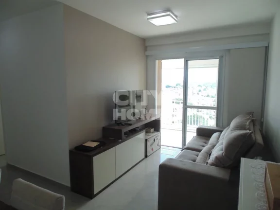 Imagem Excelente apartamento de 60m2 com 2 dormitórios ( 1 suíte ), duas vagas na garagem, varanda gourme...