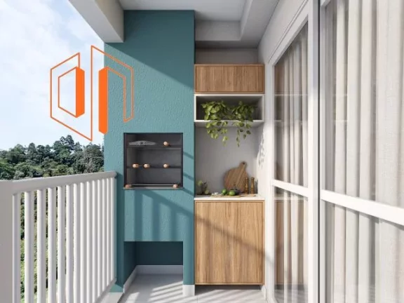 Imagem Apartamento para Venda em Pinhais, Jardim Amélia, 2 dormitórios, 1 banheiro, 1 vaga