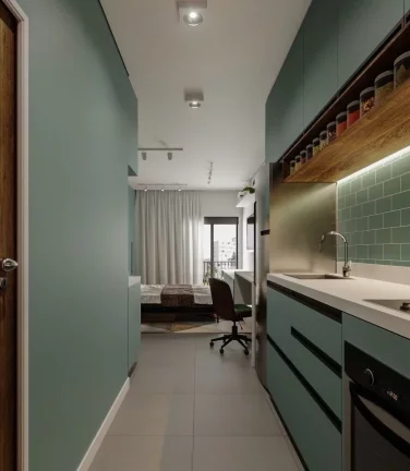 Imagem Condomínio Edifício Asa Sul, apartamento tipo Studio em São Paulo SP
