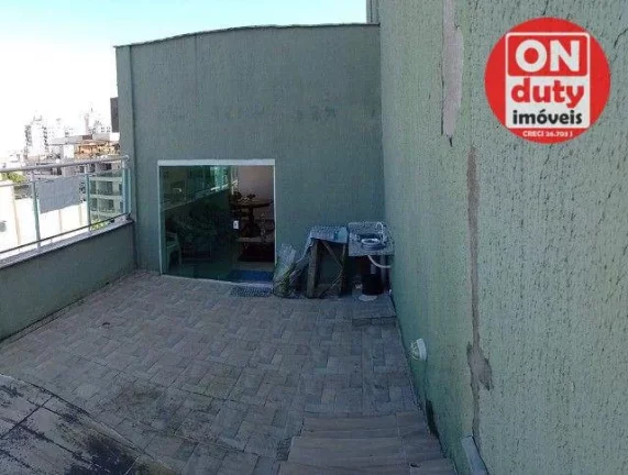 Imagem Penthouse com 3 dormitórios à venda, 134 m² por R$ 580.000,00 - Jardim Três Marias - Guarujá/SP