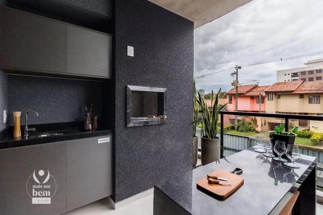 Imagem Apartamento novo com ampla sacada c/ churrasqueira, 3 quartos (1 suíte) à venda por R$ 875.000 - Boa Vista - Curitiba/PR