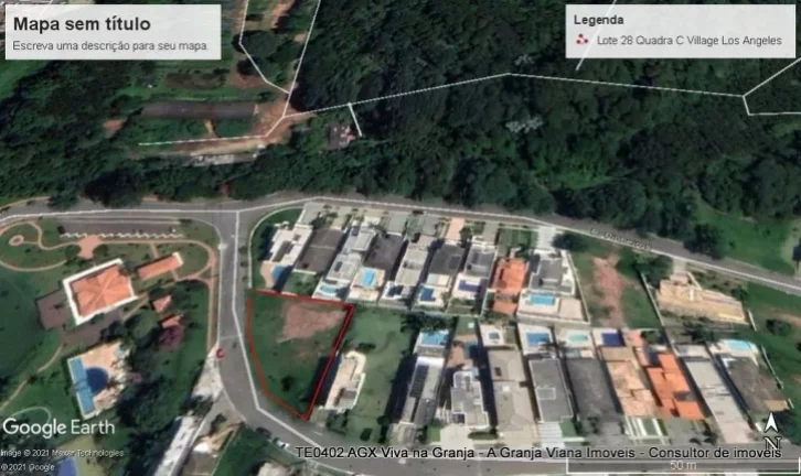 Imagem Terreno à venda, 678 m² por R$ 484.000,00 - Granja Viana - Cotia/SP