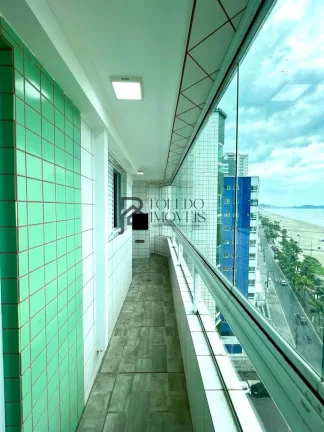 Imagem Apartamento com frente mar 2 Dormitórios sendo 1 suíte no Bairro Maracanã - Praia Grande!