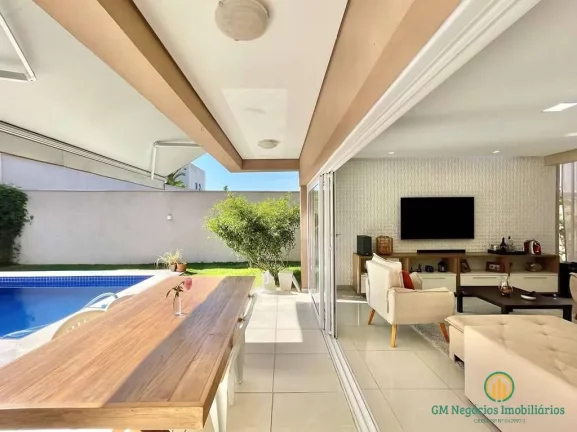Imagem Moderna, 4 suítes, gourmet, piscina! no condomínio Vintage