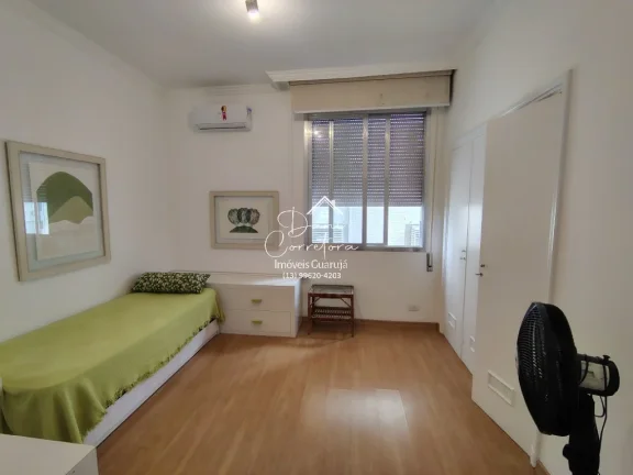 Imagem Apartamento frente mar, aceita parcelamento direto em Guarujá-SP, Pitangueiras: 3 quartos, 1 suíte, 2 salas, 2 banheiros, 2 vagas - 191m².