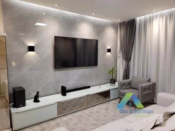 Imagem Santo André Lindo sobrado designer moderno, espaço gourmet, com excelente localização e valor.