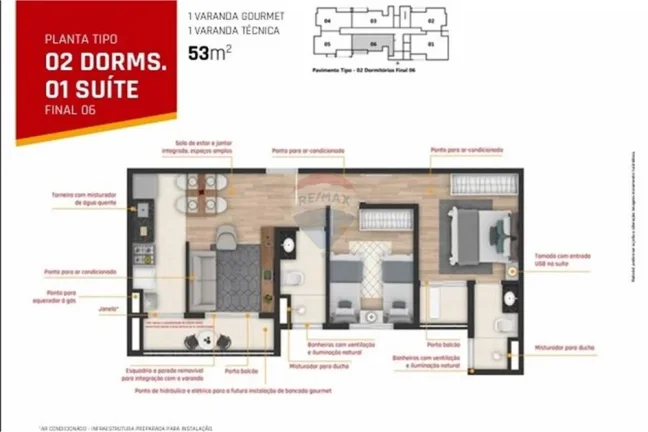 Imagem Apartamento "Lançamento" 2 e 3 Dormitórios com Suíte – JJR Hortência