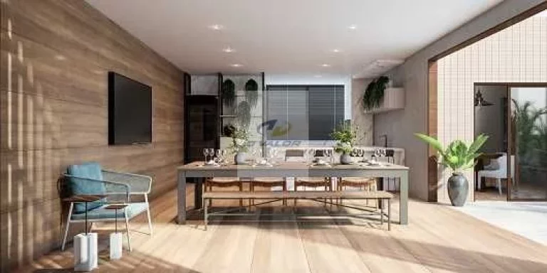 Imagem Vendo apartamentos com vista mar, de 83 m2, varanda, sala p/ 2 ambientes, 3 quartos com 2 suítes e 2 vagas