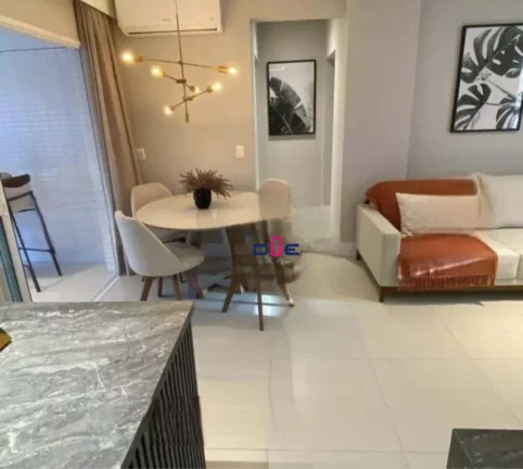 Imagem Apartamento com 2 dormitórios à venda, 77 m² por R$ 1.070.000 - Boqueirão - Santos/SP