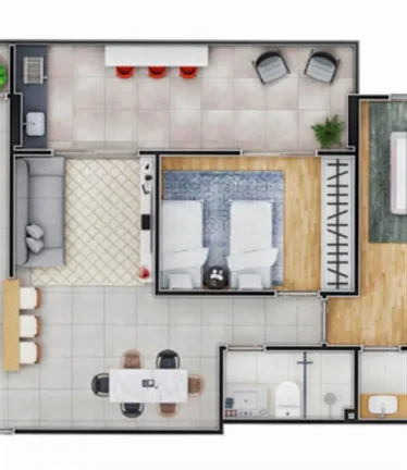 Imagem APARTAMENTO COM 239.53 m² - GUILHERMINA - PRAIA GRANDE SP