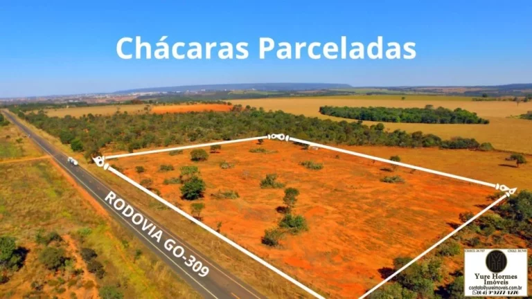 Imagem Chácaras Parceladas com 1.500 metros em Caldas Novas Goiás