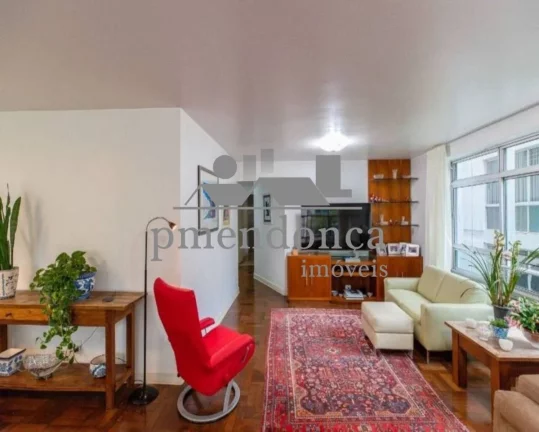 Imagem Apartamento em Higienópolis com 4 quartos sendo 2 suítes e 2 vagas, 209m².