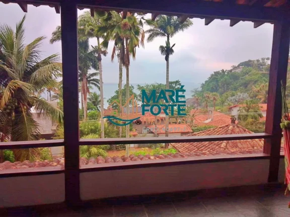 Imagem Sobrado com Vista privilegiada para o Mar na Praia Vermelha do Centro em Ubatuba SP