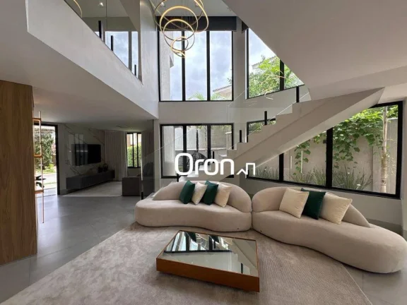 Imagem Sobrado mobiliado com 3 dormitórios à venda, 286 m² por R$ 3.990.000 - Jardins Madri - Goiânia/GO