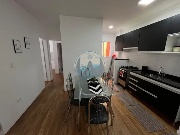 Imagem Apartamento mobiliado de 2 quartos à venda no Itaguá, Ubatuba-SP: 1 suíte, 1 sala, 2 banheiros, 1 vaga de garagem, 52,00 m².