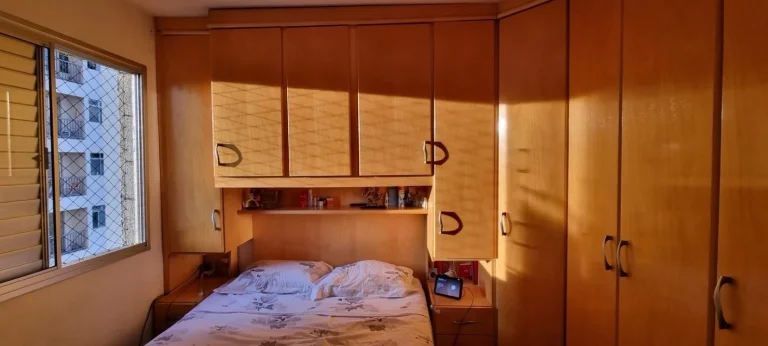 Imagem Apartamento 49M², 2Q, 1 Banheiro, 1 Vaga, Varanda, Academia, Churrasqueira, Piscina Climatizada, Salão de Festas, Quadra, Gerador, Mini Mercado.