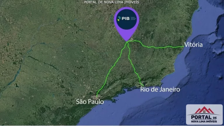 Imagem Area Industriais de 5.000 a 30.000 m² a Venda no Parque Industrial de Betim - PIB Investimento em logística e indústria em Minas Gerais