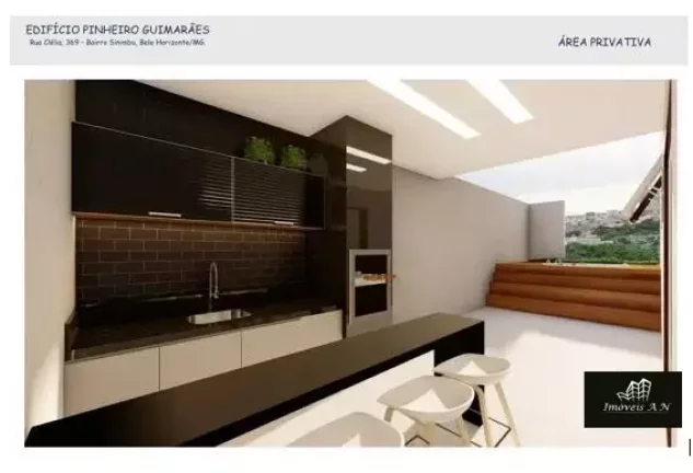 Imagem Cobertura duplex à venda, 3 quartos, 1 suíte, 2 vagas, Rio Branco - Belo Horizonte/MG