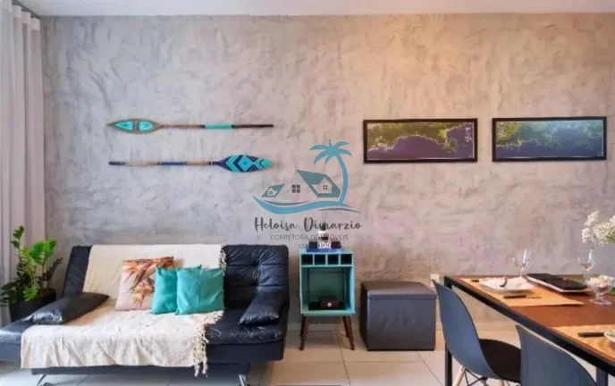 Imagem Apartamento mobiliado com 2 dormitórios a venda em Ubatuba, entre os bairros de Itaguá e Estufa 1.