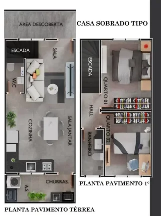Imagem CASA COM 60 m² - AVIAÇÃO - PRAIA GRANDE SP