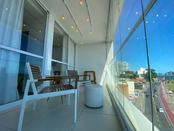 Imagem A 5ª Avenida Imóveis selecionou esta unidade no cobiçado EXPRESSO 2222 Residencia ... Charme: 1/4 mobiliado porteira fechada FRONTAL MAR: R$1.250.000,00