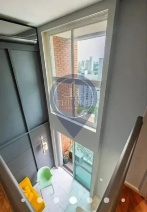 Imagem Studio de Luxo no Paraíso: 1 quarto, 1 suíte, 1 sala, 2 banheiros, 1 vaga - São Paulo-SP.