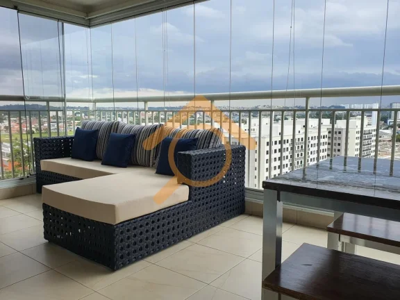 Imagem Apartamento de luxo à venda em São Paulo-SP, 3 quartos, 3 suítes, 2 salas, 5 banheiros, 2 vagas de garagem, 136m², no Condomínio Magic Resort.