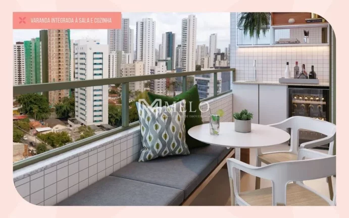 Oportunidade: 55,51m²,2 quartos (01 suíte), sala, cozinha, varanda, wc-MUDANÇA GRÁTIS..
