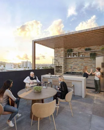 Imagem Apartamento com varanda / sacada gourmet a 100m da praia do Bessa - AP2302
