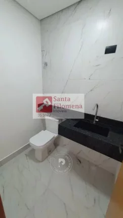 Imagem Sobrado para Venda em Santo André, Parque das Nações, 3 dormitórios, 1 suíte, 3 banheiros, 4 vagas